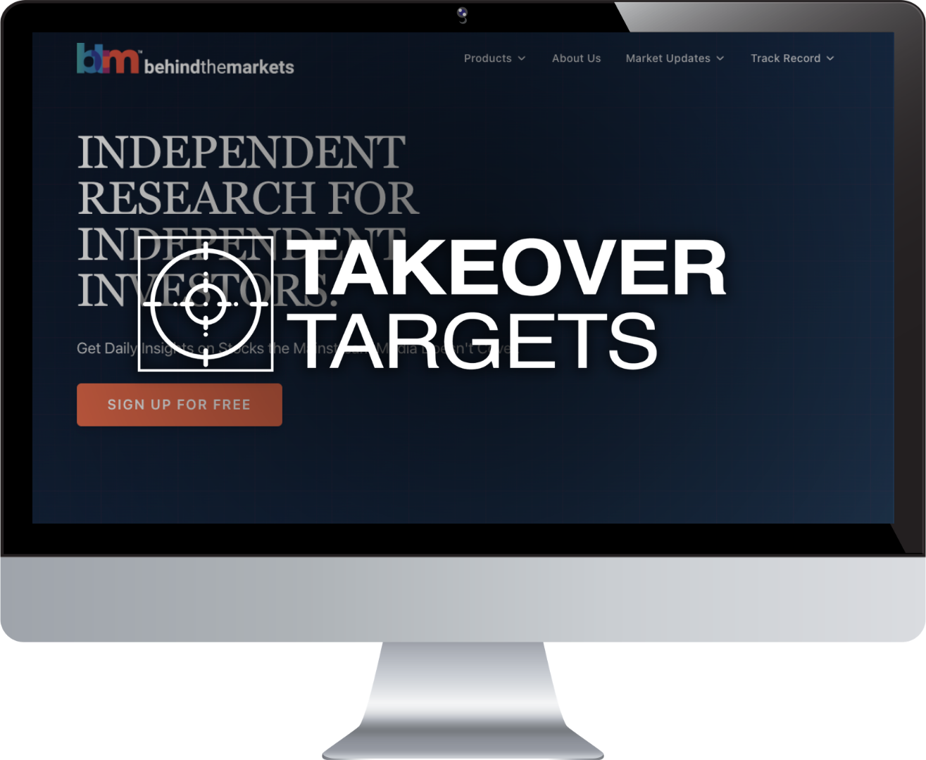 Takeover Targets members-only website